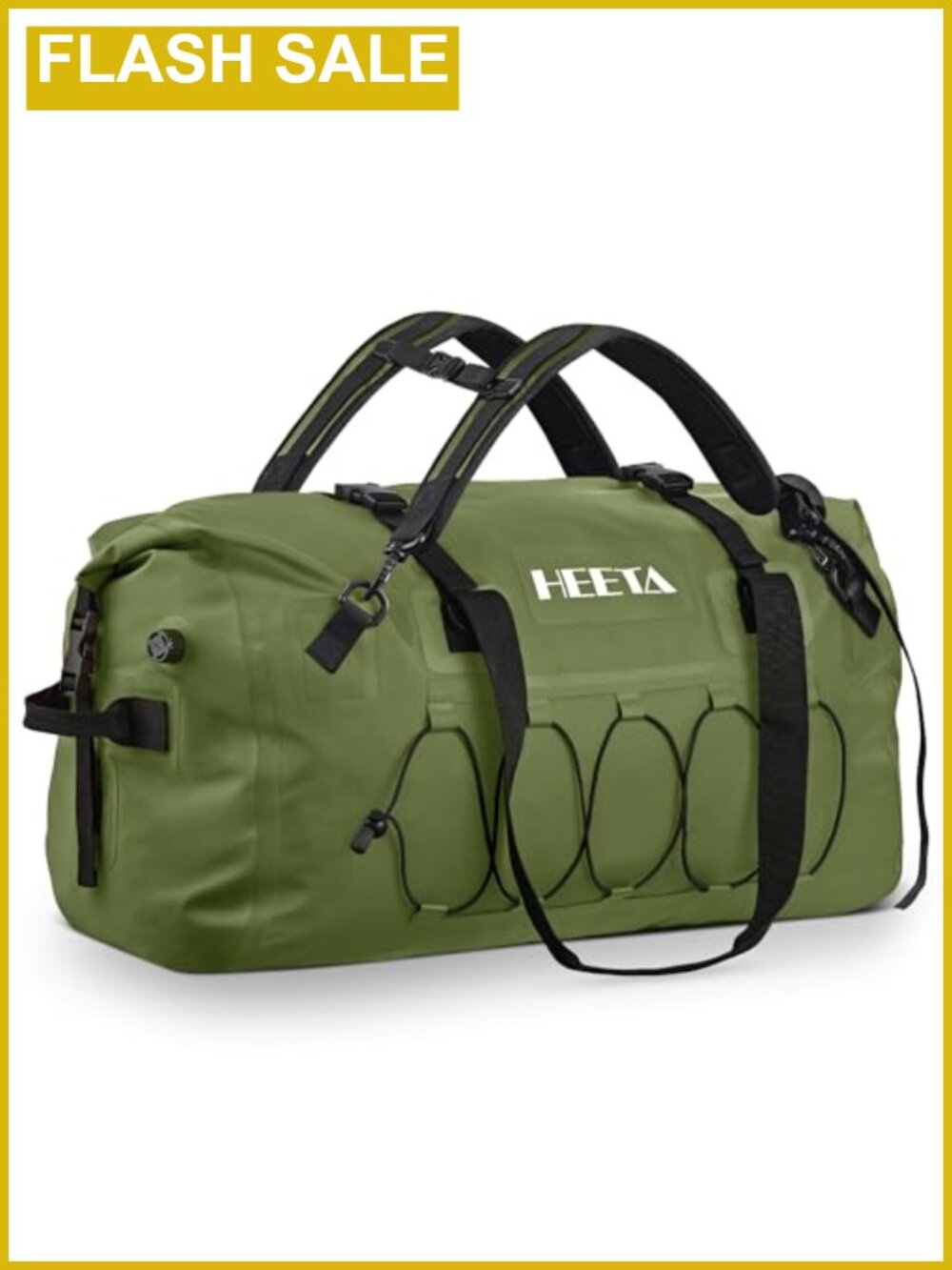 HEETA 60L Waterproof Duffel Bag Motorcycle Dry Bag Backpack